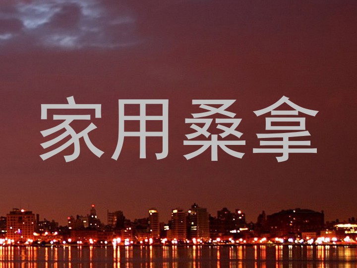 家用桑拿