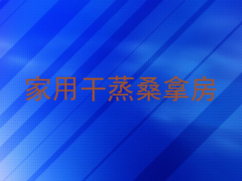 家用干蒸桑拿房