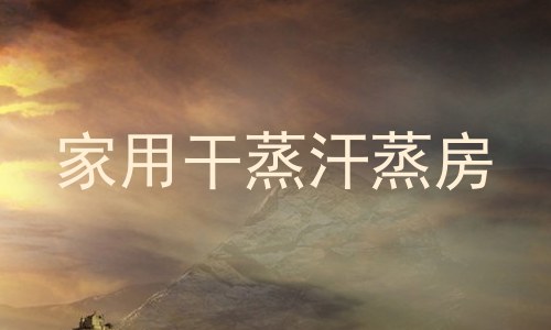 家用干蒸汗蒸房