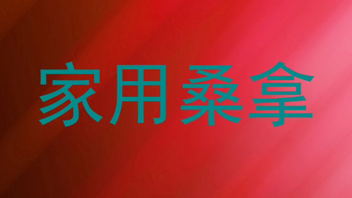 家用桑拿