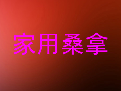 家用桑拿