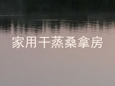 家用干蒸桑拿房