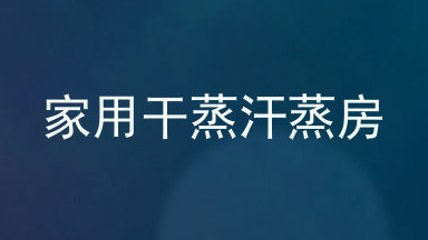 家用干蒸汗蒸房
