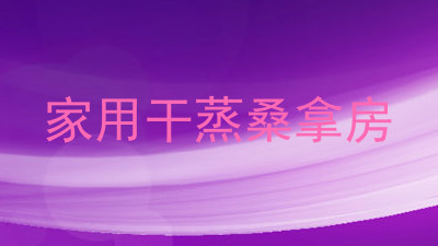 家用干蒸桑拿房