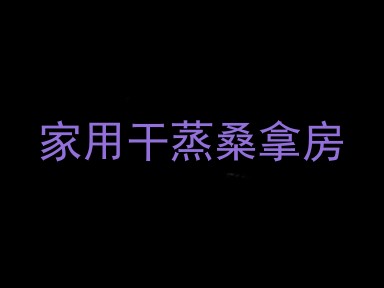 家用干蒸桑拿房