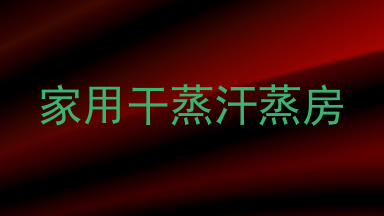 家用干蒸汗蒸房