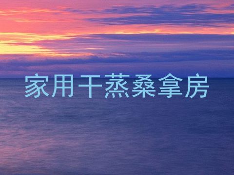 家用干蒸桑拿房