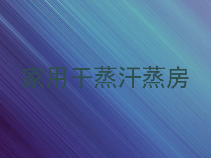 家用干蒸汗蒸房