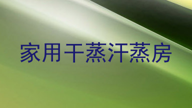 家用干蒸汗蒸房