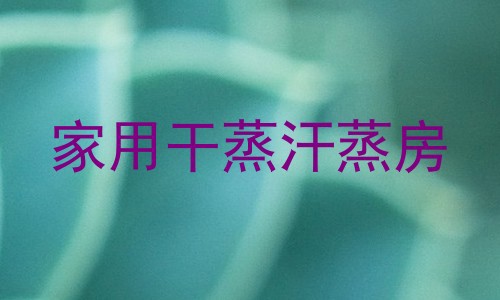 家用干蒸汗蒸房