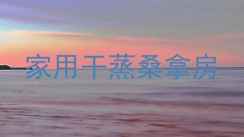家用干蒸桑拿房