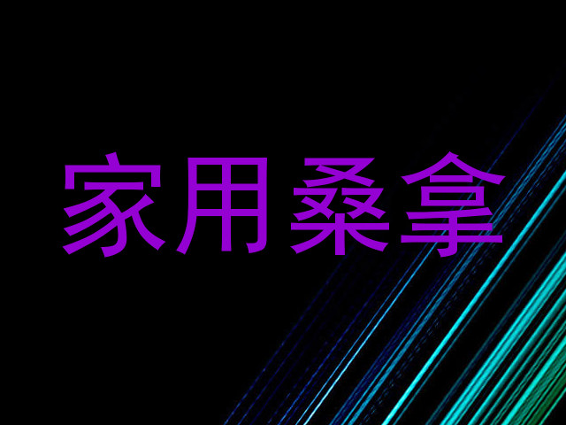 家用桑拿