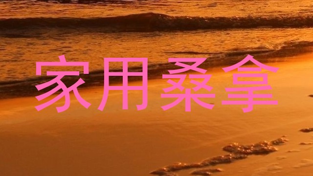 家用桑拿