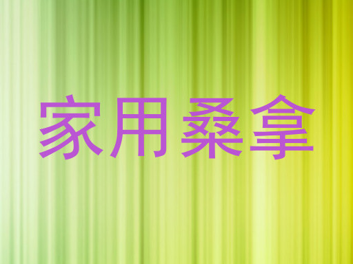 家用桑拿