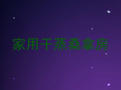 家用干蒸桑拿房