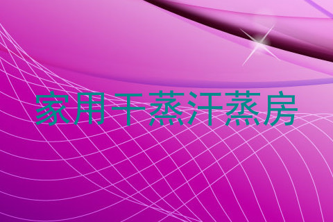 家用干蒸汗蒸房