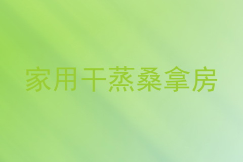 家用干蒸桑拿房