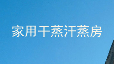 家用干蒸汗蒸房