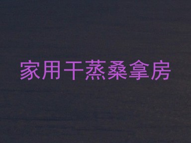 家用干蒸桑拿房