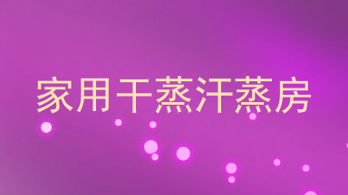 家用干蒸汗蒸房