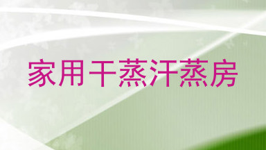 家用干蒸汗蒸房