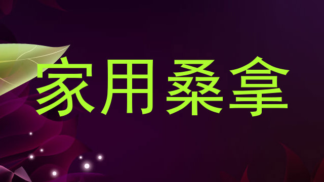家用桑拿
