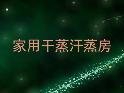 家用干蒸汗蒸房