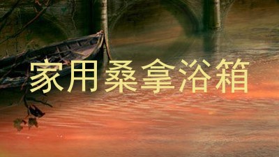 家用桑拿浴箱