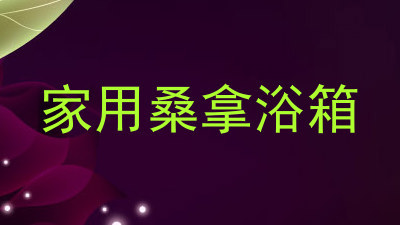 家用桑拿浴箱