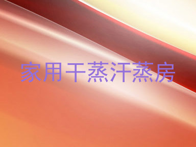 家用干蒸汗蒸房