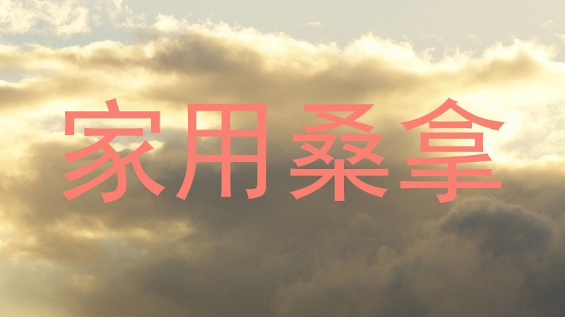 家用桑拿