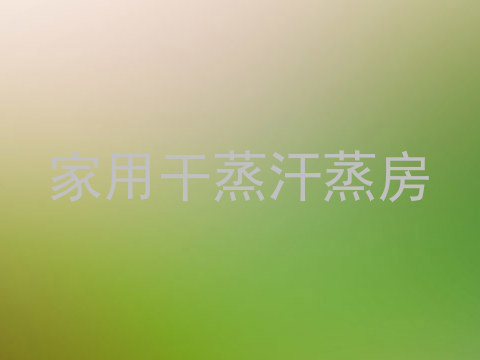 家用干蒸汗蒸房