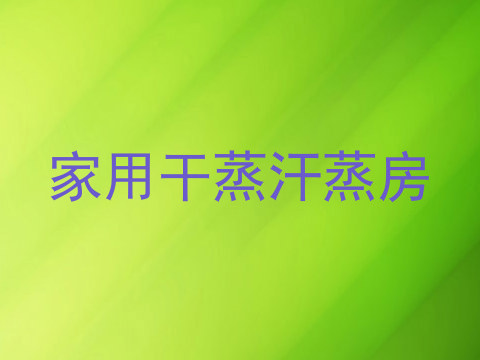 家用干蒸汗蒸房