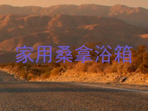 家用桑拿浴箱