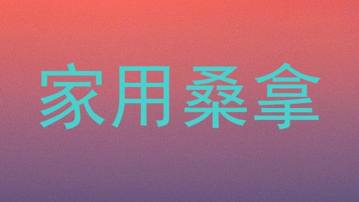 家用桑拿