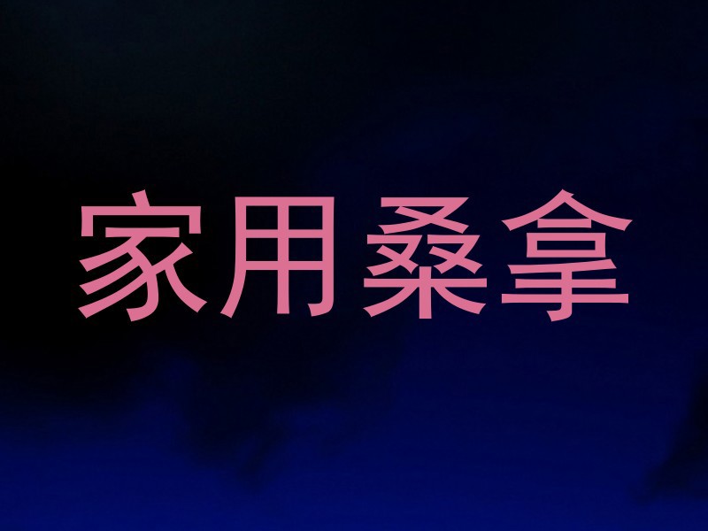 家用桑拿