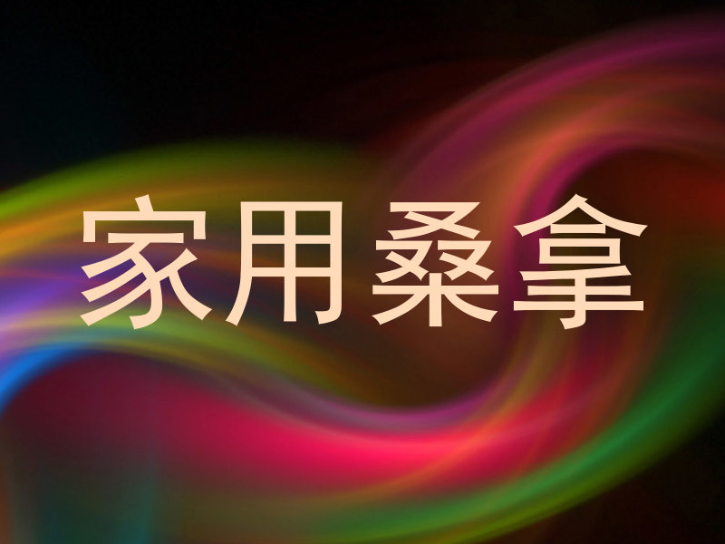 家用桑拿