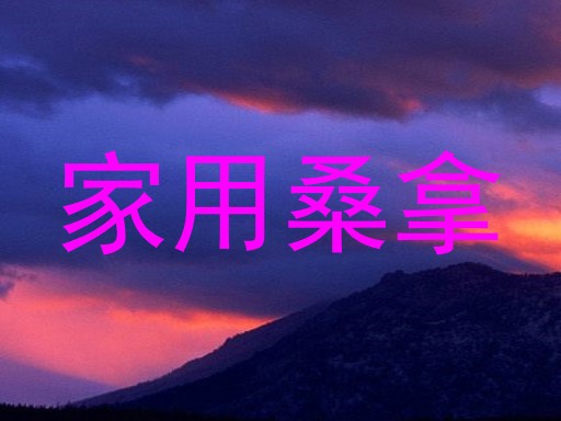 家用桑拿