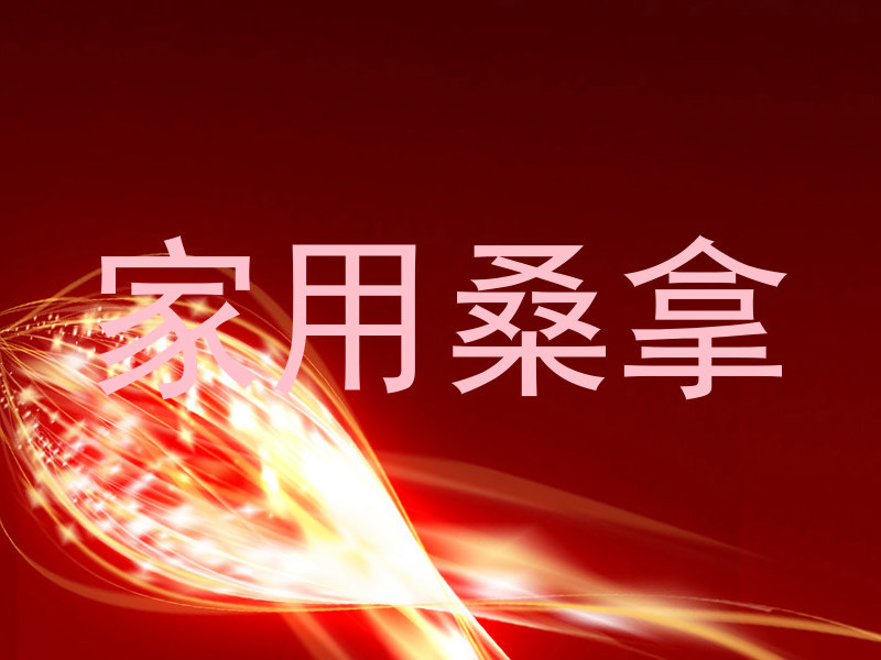 家用桑拿
