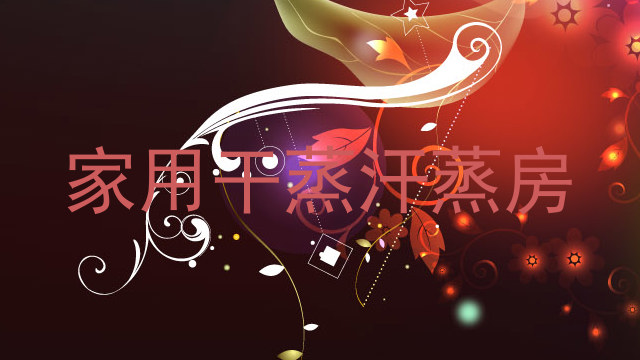 家用干蒸汗蒸房