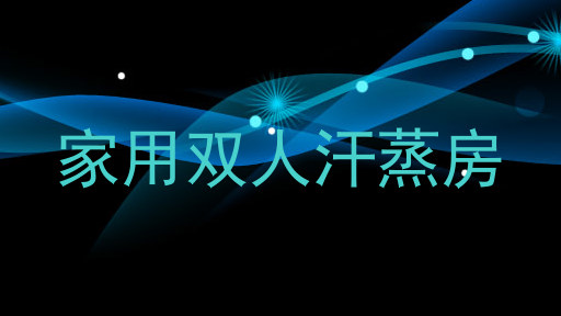 家用双人汗蒸房