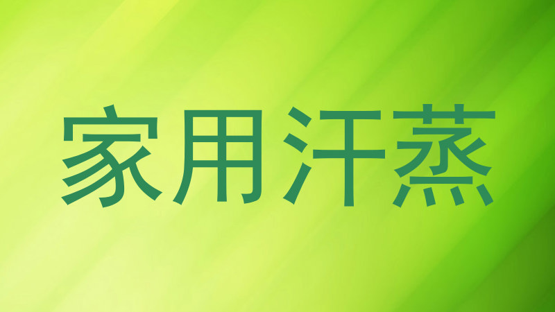 家用汗蒸