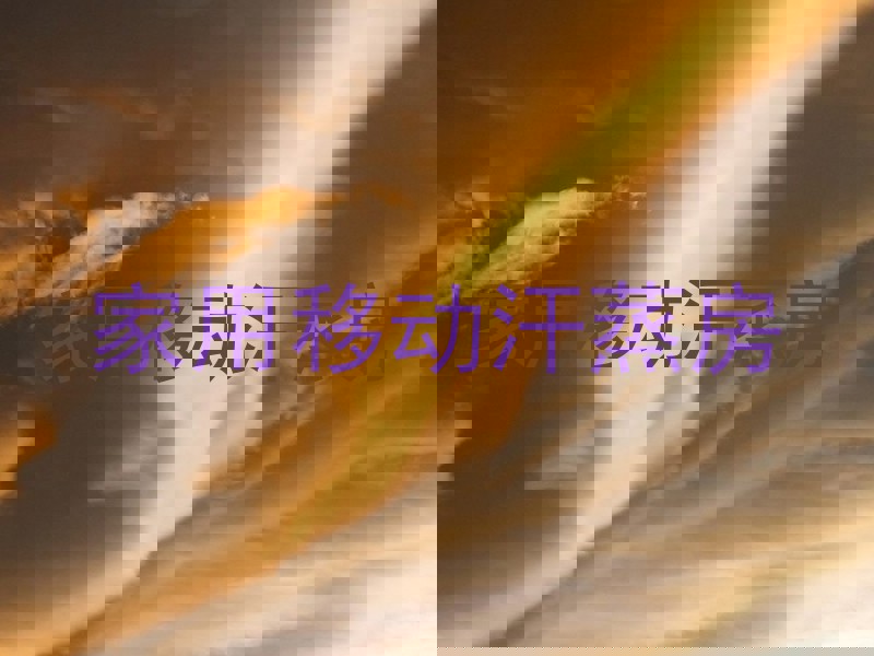 家用移动汗蒸房