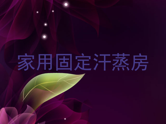家用固定汗蒸房