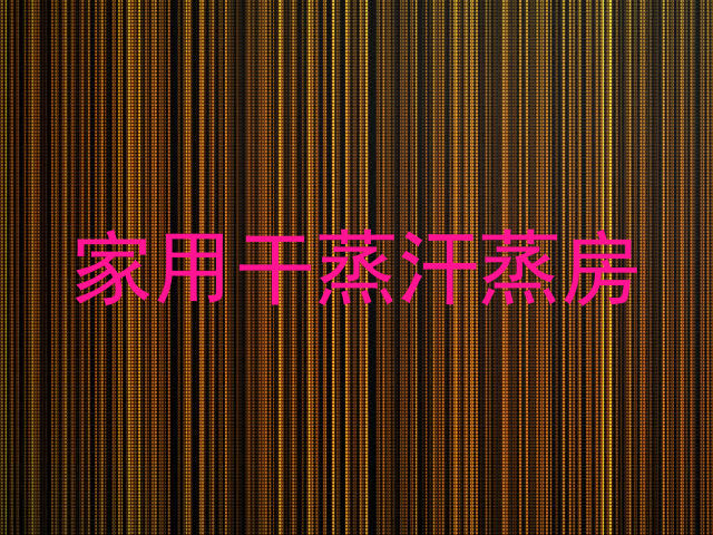 家用干蒸汗蒸房