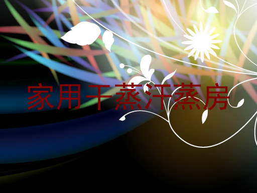 家用干蒸汗蒸房