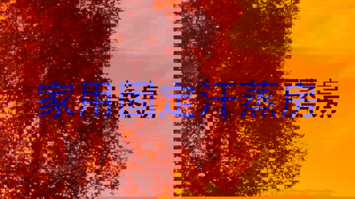 家用固定汗蒸房