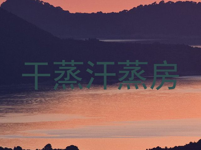 干蒸汗蒸房