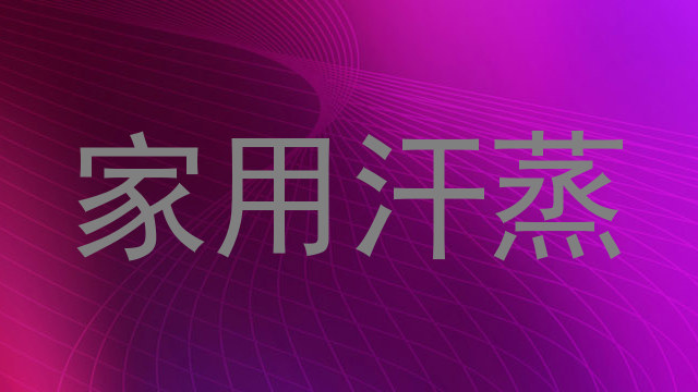 家用汗蒸