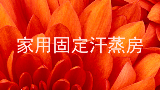 家用固定汗蒸房